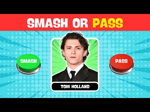 SMASH OR PASS - Hottest Male Actors 2025 | We Quiz!