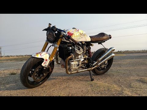 Honda CX500 Cafe Racer Complete Build Time Lapse