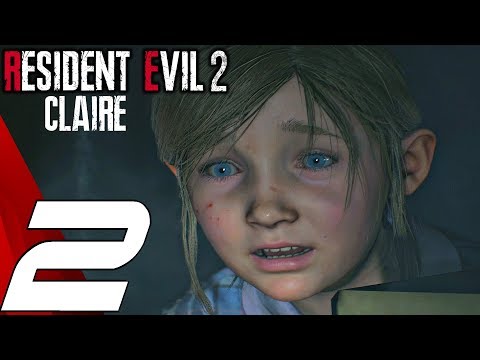 Resident Evil 2 Remake - Claire Walkthrough Part 2 - Meeting Sherry & Birkin Boss (Hardcore Mode)