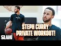 Steph Curry Catches FIRE In PRIVATE Workout ️