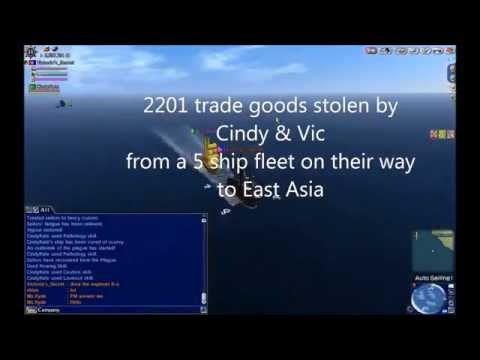 Uncharted Waters Online ~ 2201 trade goods stolen by Victoria