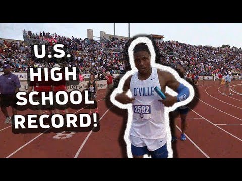 U.S. High School Boys 4x200m National Record Gets DEMOLISHED By A Full Second At Texas UIL 6A States
