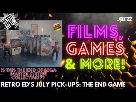 Retro Ed's July Pickups  - Films, Videogames, Games & More Jul'22 | Retro Ed UK