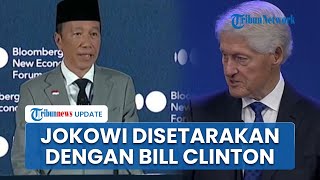 Momen Bos Bloomberg Setarakan Jokowi dengan Eks Presiden AS Bill Clinton, Puji Keberhasilan