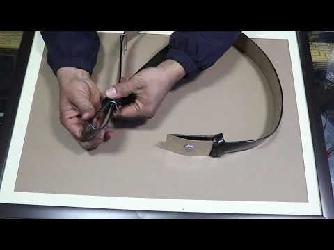 Leather Belt Black |  How to set NCC Belt | Tie Leather belt | Police Belt #nccbelt, #ncc