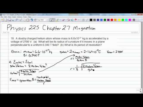 1207 Chapter 27 Magnetism Force on an Electric Charge in a Magnetic Field Example 1
