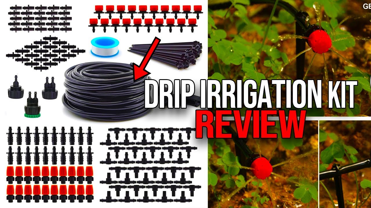 Drip Irrigation Kit Review | Efficient Garden Watering System with 1/4