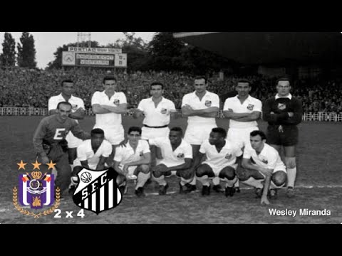 Anderlecht 2 X 4 Santos - 27/05/1959 - IMAGENS SENSACIONAIS