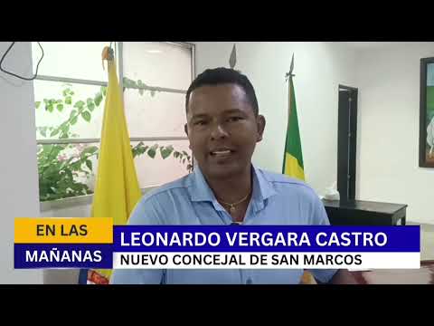 Se posesiona Leo Vergara, nuevo concejal de San Marcos 