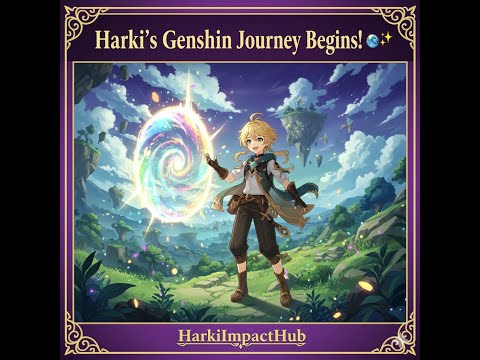 Insane Genshin Pulls on Day 1! F2P Build Guide (Harki Plays)