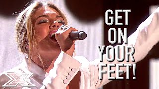 STANDING OVATION For Louisa Johnson's Cover Of IT'S A MAN'S WORLD! | X Factor Global
