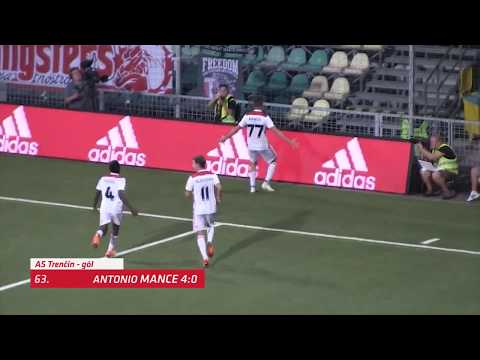 AS Trenčín - Feyenoord Rotterdam 4:0 (09.08.18 ).Baner " Freedom for partizan (MRFC) antifascists"
