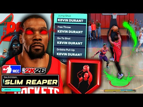 Playing Realistically in Random Rec on 6'11 Kevin Durant Build *ONLY Using KD Animations* NBA 2K26