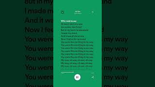 My way | Calvin harris  (sped up)  &quot;you were the thing in my way&quot; #shorts   #spedupsongs    #spedup