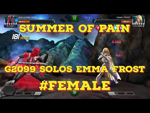 SUMMER OF PAIN EMMA FROST SOLO WITH G2099 | MARVEL CONTEST OF CHAMPIONS |
