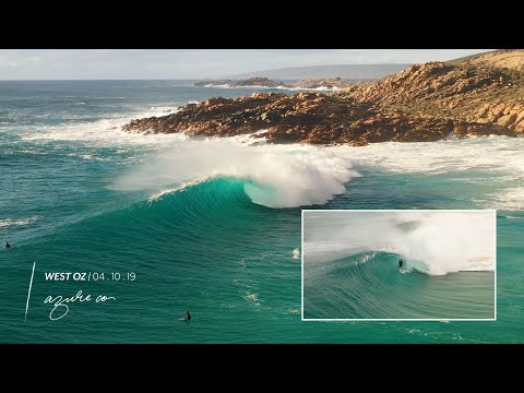 West Oz beachie lights up on rare North Swell.