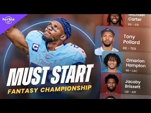 Fantasy Football Start 'Em, Sit 'Em Lineup Advice for Week 17 (2025)