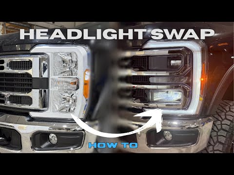 How To Install OEM LED Headlights On A '23 to '26 Super Duty