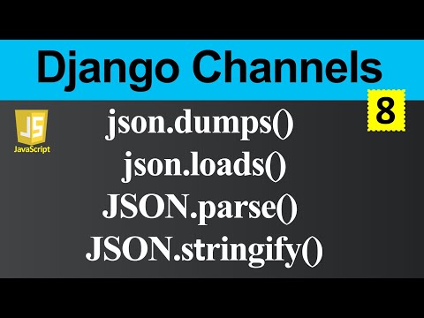 Python JSON Lib and JSON in Django Channels Hindi