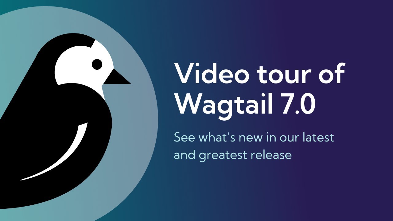 Video Tour of Wagtail 7.0