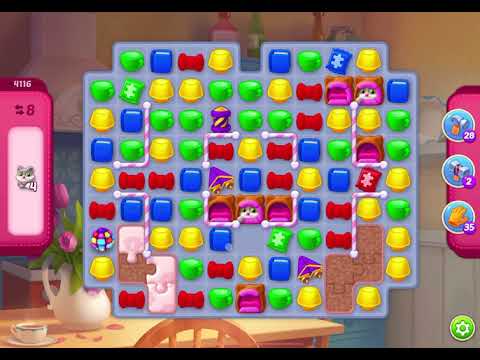 HomeScapes Level 4116 no boosters (15 moves)