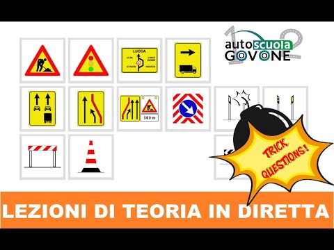 Segnali complementari e di cantiere - TRICK QUESTIONS