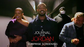 A JOURNAL FOR JORDAN - Movie Theater Surprise