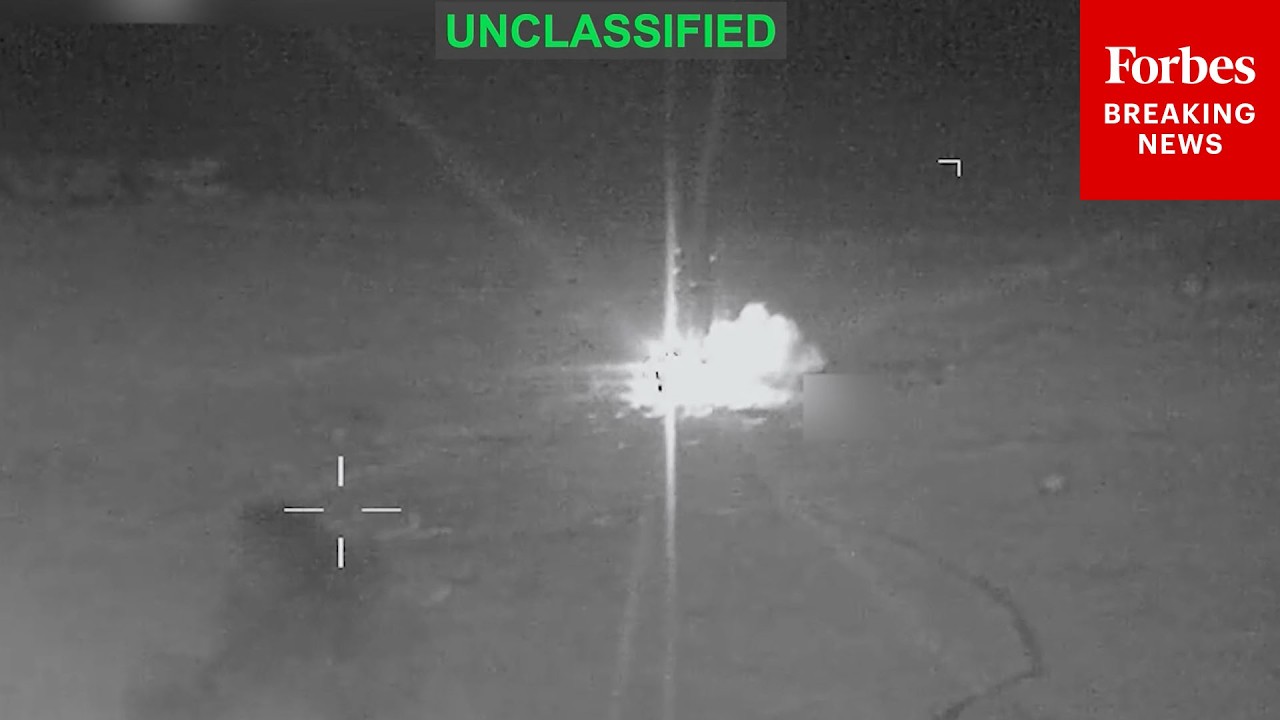 Video | CENTCOM Releases Video Of New U.S. Strikes Against Iran