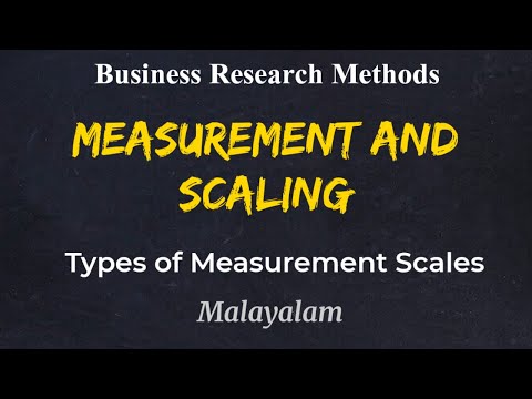 Measurement and scaling | Types of Measurement Scales | Business Research Methods |