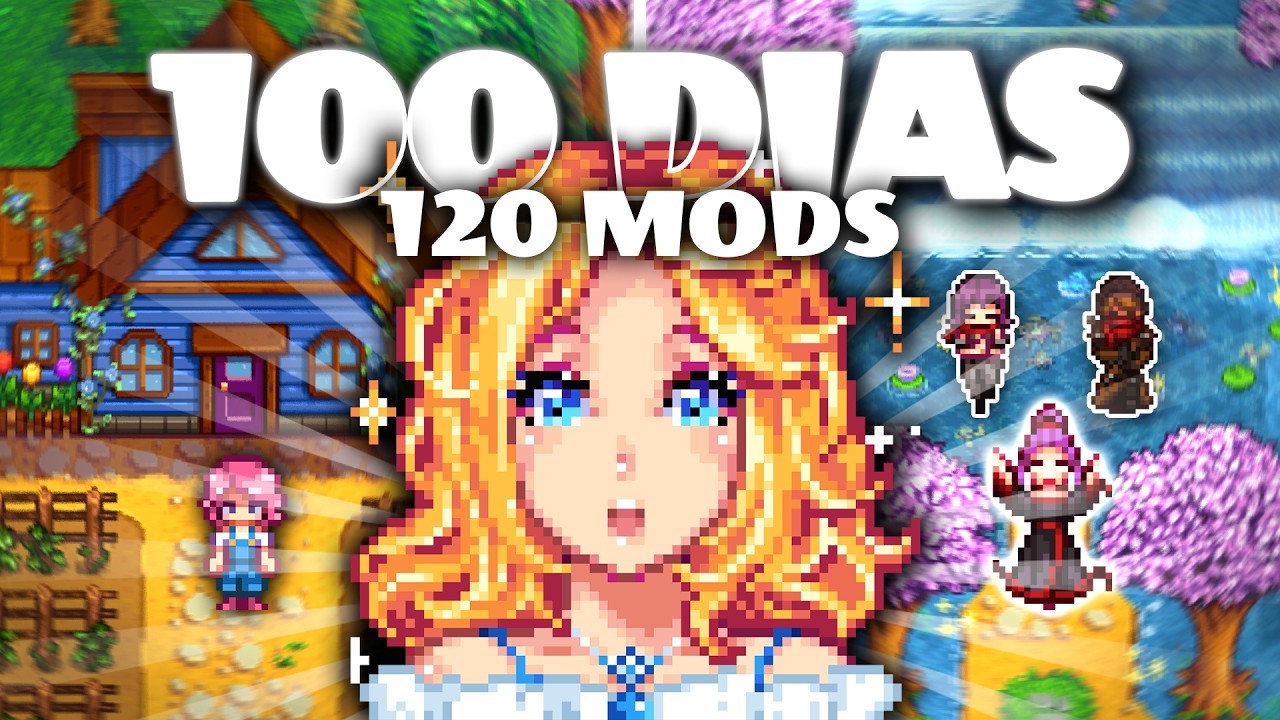 Joguei 100 dias de Stardew Valley Expanded +120 mods! - O FILME