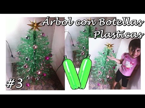ÁRBOL DE NAVIDAD CON BOTELLAS PLASTICAS (Especial de Navidad #3) – Amada Princesa