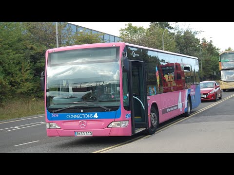 GoPro view: Go North East 5359 (BX63BCO) Mercedes Citaro/O530
