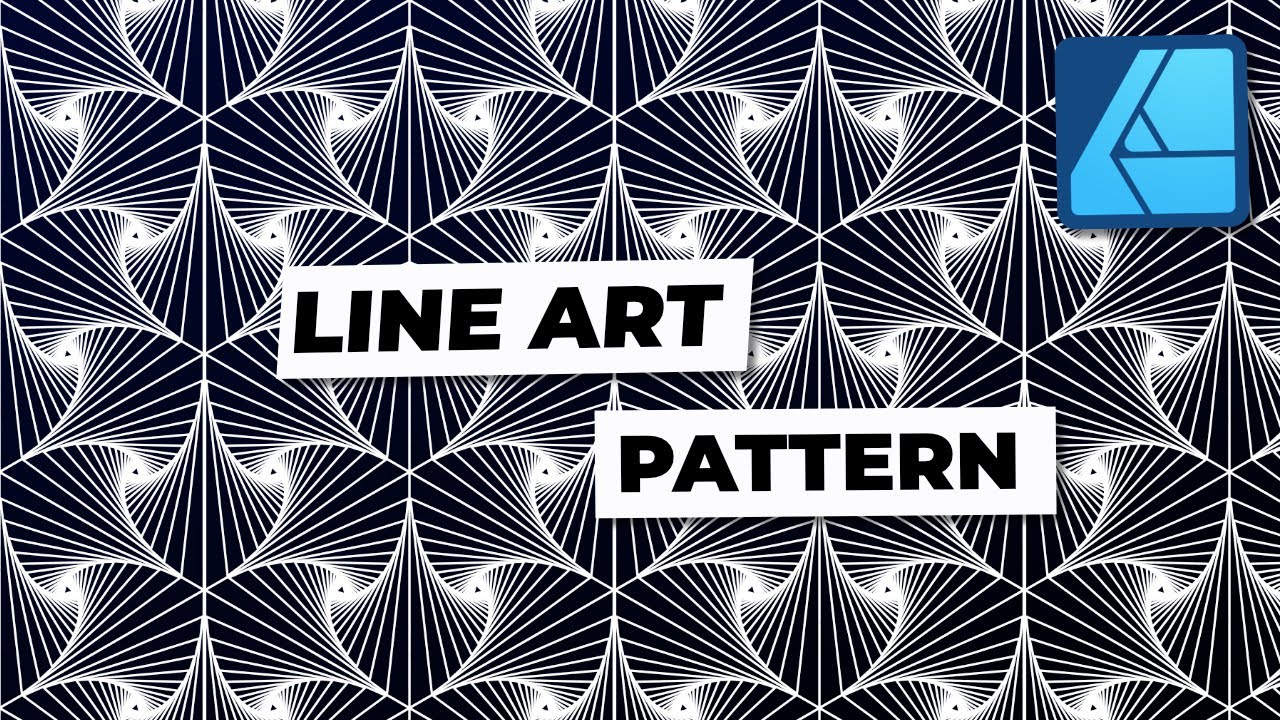 How to Create a Geometric Line Art Seamless Pattern in Affinity Designer