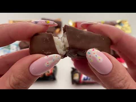 "Mouth-Watering ASMR Mix: Twix, Snickers, Mars, and Bounty!