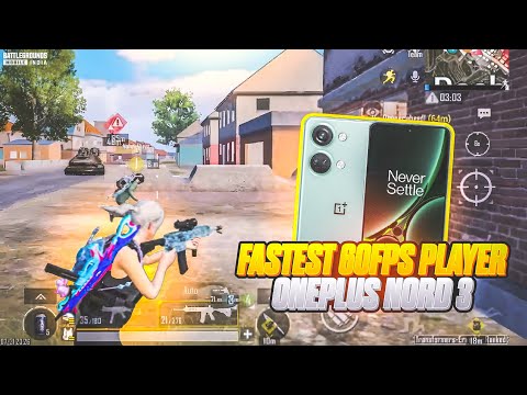 FASTEST 60FPS PLAYER?🧠🔥 ONEPLUS NORD 3 PUBG / BGMI TEST 2025