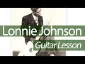 Lonnie Johnson Lesson -  Blues Legend #4 - Handful Of Riff (Eddie Lang)