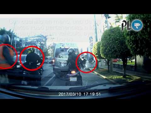 Graban a cinco asaltantes en zona 9