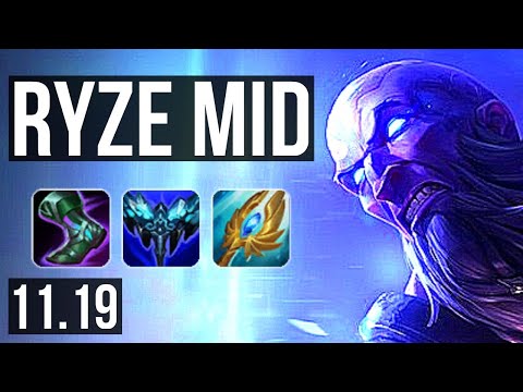 RYZE vs VEX (MID) (DEFEAT) | Rank 1 Ryze, Legendary, Rank 30 | BR Challenger | v11.19
