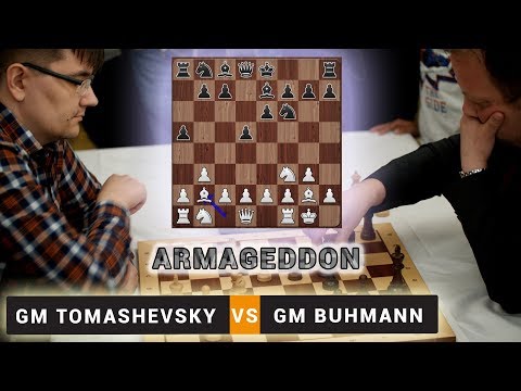 Tomashevsky vs Buhmann | Double Fianchetto System | Emauel Lasker Memorial Blitz Chess 2018