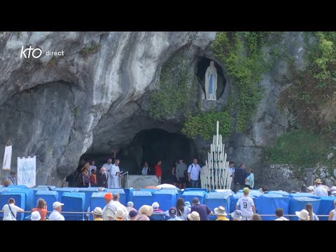 Chapelet du 8 juillet 2025 à Lourdes
