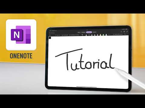 ✍️ OneNote auf dem iPad (Das große Tutorial)