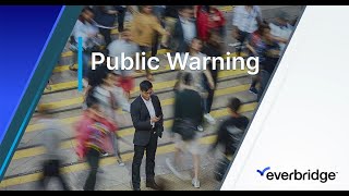 Warn Millions Fast — Everbridge Cell Broadcast for Public Warning