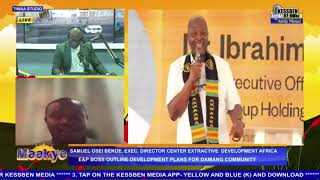 Ibrahim Mahama has demonstrated the expertise and methodology required for gold mining at Damang