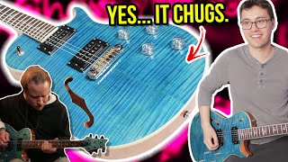Video thumbnail for My First Time Trying a Semi-Hollow... Does it CHUG?? || Zach Myers New 2021 Signature by Agufish