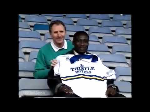 Leeds United movie archive - Tony Yeboah joins Leeds - January 1995