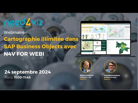 Cartographie Illimitée dans SAP BusinessObjects avec N4V FOR WEBI
