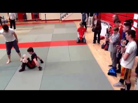 Gary Rooney SBG Cork martial arts expo 2015 first fight