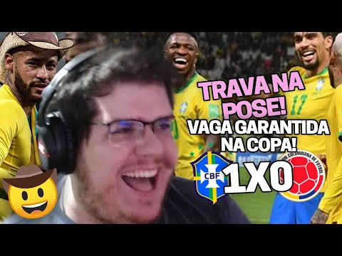 CASIMIRO REAGE: BRASIL 1X0 COLÔMBIA PELAS ELIMINATÓRIAS DA COPA 2022 | Cortes do Casimito