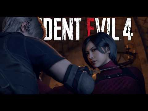 Ada and Leon Meet Again After 6 Years (Full Cutscene) - RE4REMAKE