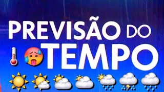 previsão do tempo para o início da semana